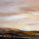 "Wege", 80x80, verschiedene Erden und Naturpigmente auf Leinwand