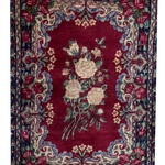 No.: 4210 - SCHMUCKSTÜCK - Kirman-Ravar / Alt / Persien - 54 x 51 cm - fein 