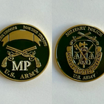 United States Department of the Army - Military Police (MP) Challenge Coin