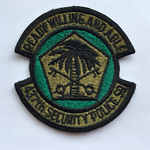 US Air Force 437th Security Police Squadron