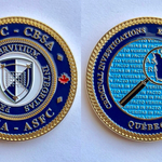 Canada Border Services Agency (CBSA) - Criminal Investigations / Agence des Services Frontaliers du Canada (ASFC) - Enquêtes Criminelles Quebec Challenge Coin