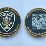 Amtrak Federal Railroad Police Department - recruitment challenge coin