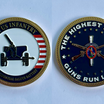 3rd United States Infantry Regiment (The Old Guard) - Presidential Salute Battery (Guns Platoon) (Honor Guard) Challenge Coin
