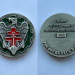 61e Compagnie de Circulation Routière - 80e anniversaire challenge coin
