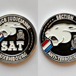 Police Grand-Ducale Luxembourg/Lëtzebuerg - Service de Police Judiciaire (SPJ) - Section Anti-Terrorisme (SAT) Challenge Coin