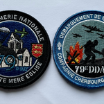 Gendarmerie Nationale - Communautés de Brigades (CoB) Sainte-Mère-Église & Compagnie Départementale de Cherbourg-en-Cotentin, Normandie 79e Anniversaire du Débarquement 2023