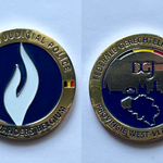 Police Judiciaire Fédérale (PJF) Province  Flandre occidentale / Federale Gerechtelijke Politie (FGP) Provincie West-Vlaanderen - Challenge Coin