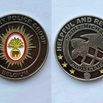 Military Police Group Belgium - St Michael Challenge Coin