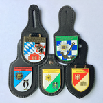 Bundespolizei Verbandsabzeichen Abteilung Bayreuth, Bad Düben, Uelzen, Blumberg & Sankt Augustin