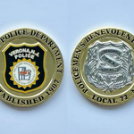 Township of Verona Police Department, New Jersey State Policemen's Benevolent Association NJSPBA Local 72 - challenge coin