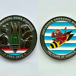 Service de Déminage de l'Armée Luxembourgeoise (SEDAL) / Luxembourg Bomb, Explosive Ordnance Disposal (EOD) / 100th Anniversary Challenge Coin (1925-2025)