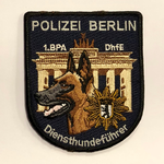 Polizei Berlin - 1. Bereitschaftspolizeiabteilung (BPA), Diensthundeführereinheit (DhfE) (K9)
