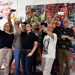 Live-Painting am 21. Juli 2016 in der whiteBOX (Foto: Gunter Hahn)