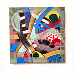 Malerei "Kleinformat Nr. 9" (20 cm x 20 cm)