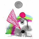 Interaktive "Kontaktimprovisation Nr. 1" (24 cm x 18 cm) 2025