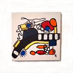Malerei "Kleinformat Nr. 2" (20 cm x 20 cm)