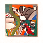 Malerei "Kleinformat Nr. 7" (20 cm x 20 cm)
