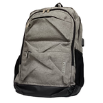 リュック130 　防水グレーUSBポート付き350×130×490H  ￥3,000    ＊15.6インチPCに適してます＊
