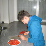 Zutaten zerkleinern