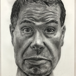 Charcoal Self Portrait 2023