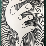 What flows from Cartoon Hand