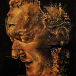 "Totenmaske von Richard Wagner"  / Öl auf Leinen / 25 cm x 30 cm