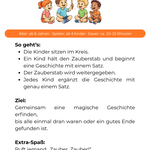 Spielübersicht aus dem Partyspiele Kindergeburtstag Buch
