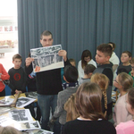 Exposition à l'école Cachin d'Escaudain (Sainte-Barbe 2016)