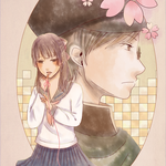 【千鶴子さんと恋の一年】2013年制作。ポスカ展参加作品。