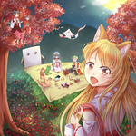 【満月の集い】2017年制作。がーでんえふ様のパンフ表紙イラスト