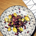 Kohlsprossen mit Haselnüssen & Granatapfel