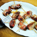 Datteln mit Speck