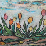 Tulpenstillleben (50 x 40cm)