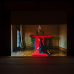 Heidi54- Purusha, video installation, Yurinsou, Ohara Museum, Okayama, 2014/photo:Fukunaga Kazuo