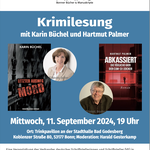 Krimilesung BOB & MANU, (Bad Godesberg, 2024)