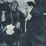 Karolina Lubieńska i Mieczysław Frenkiel w sztuce  Grube ryby ( T.Kameralny Łódź 1929)