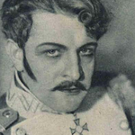 Franciszek Brodniewicz jako Lubomir w sztuce Pan Geldhab ( T.Miejski Łódź 1932)