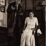 Juliusz Lubiczz Lisowski i Janina Sobotkowska w sztuce Biała sowa ( T.Reduta 1935)