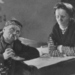 Stanisława Perzanowska i Stefan Jaracz w sztuce Majster i czeladnik ( T.Ateneum Warszawa  1935 )