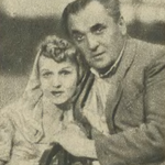 Alina Żeliska i Zygmunt Chmielewski w sztuce pt. Droga do żródeł (T.Miejski Lublin 1945)