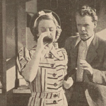 Alina Żeliska i Feliks Żukowski w filmie Za zasłoną 1938