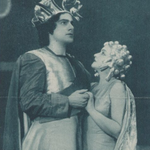 Władysław Krasnowiecki i Maria Malanowicz w sztuce Sen nocy letniej ( T. Wielki Lwów 1932 )
