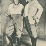 Maria Modzelewska i Zygmunt Chmielewski w sztuce Rodzina ( T.Nowa Komedia Warszawa1933)