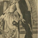 Halina Rapacka i Władysław Szczawiński w operetce Jedna jedyna noc O. Reprezentacyjna ( Warszawa 1929)