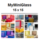 SEVES Glass Block Glassblock MyMiniGlass MINI MG/s 14,6x14,6x8 Q15 15x15 Glasbausteine Glass Blocks Briques verre Classic daredevil vegan sophisticated very natural romantic Österreich Schweiz France Nederland Glazen Blokken glasblokke glasbaustein