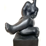 Michèle Raymond, bronze, 65 x 30 x 32 cm Galerie Gabel, Biot, Côte d'Azur