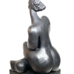 Michèle Raymond, bronze, 65 x 30 x 32 cm Galerie Gabel, Biot, Côte d'Azur