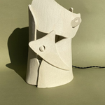 Olivia Cognet, made-to-order ceramic lamp 