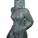 Michèle Raymond, bronze,  73 x 19 x 16 cm,Galerie Gabel, Biot, Côte d'Azur