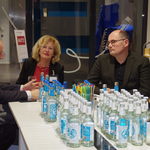 Vorbesprechung mit Moderator Daniel Kaiser, Cornelie Sonntag-Wolgast und den Podiumsgästen, Foto: Günther von der Kammer